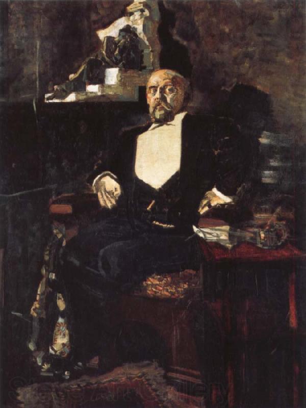 Valentin Serov Portrait of Savva Mamontov France oil painting art